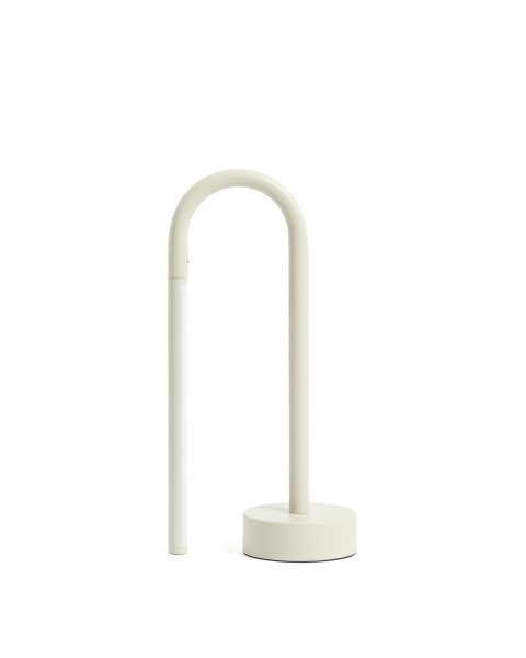 Переносная настольная лампа Bow из серого алюминия от интернет-магазина IDODOM.RU