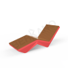 Шезлонг Quaro Seat с деревом Chili Red
