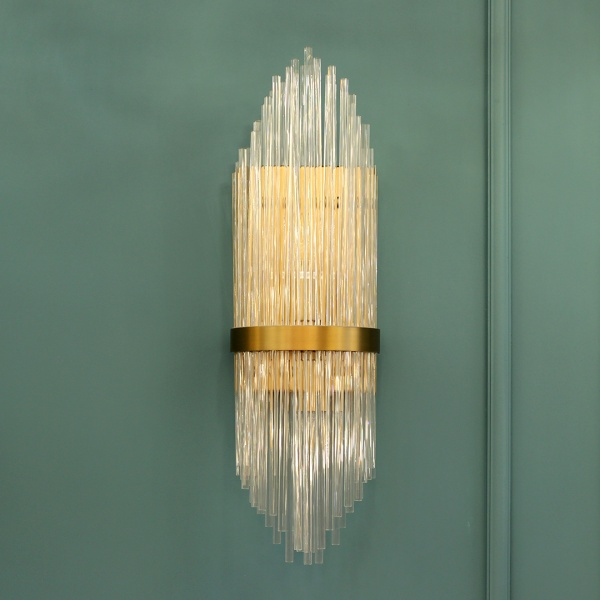 Бра Cloyd CADANCE-A W2 / выс. 60 см - латунь брашир. (арт.20155) от интернет-магазина IDODOM.RU