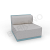 Диван прямой Fame с подушкой Blue Pine, Gray