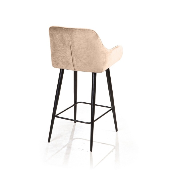 Стул полубарный Robert, бархат бежевый 5 от интернет-магазина IDODOM.RU