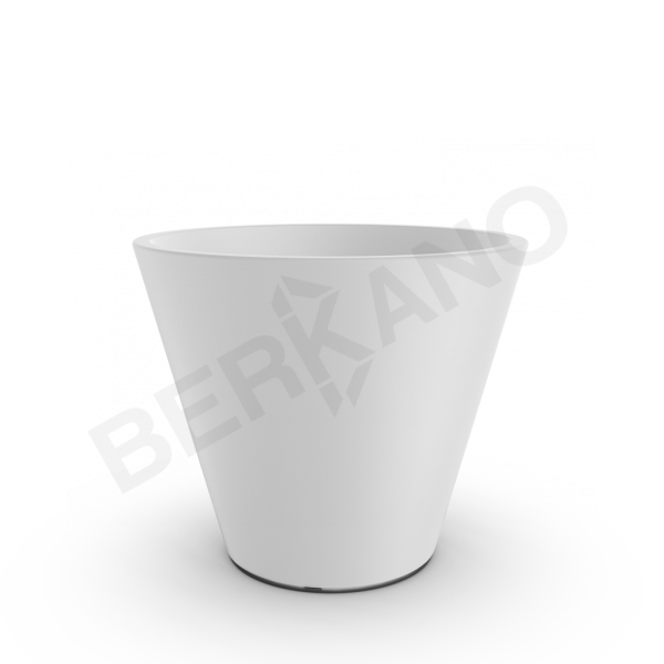 Кашпо Cone 65 Snow White