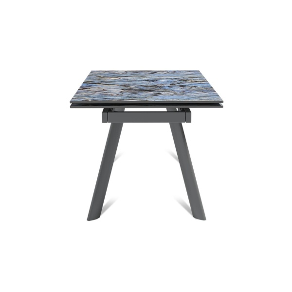 Стол раскладной Stone (140+40+40), керамика глянцевая Lemurian blue от интернет-магазина IDODOM.RU