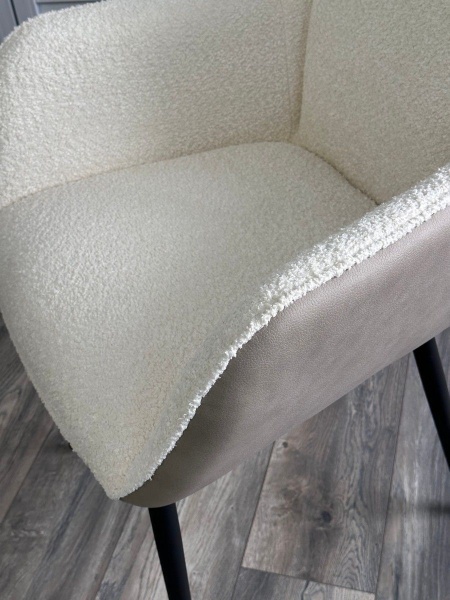 Стул с подлоклотниками Etna ткань комби, бежевый от интернет-магазина IDODOM.RU