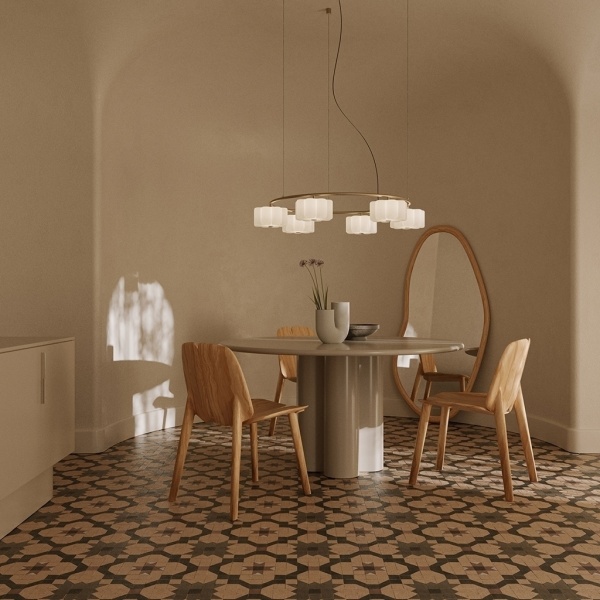 Люстра Flow 6L золотой металл от интернет-магазина IDODOM.RU