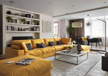 Модуль диван Элизиум угловой - Эконом микровелюр