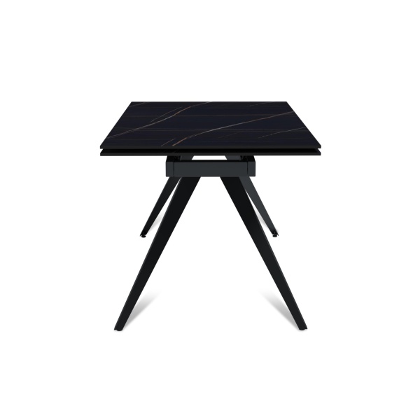 Стол раскладной Asti (140+40+40), керамика матовая Blackgold от интернет-магазина IDODOM.RU