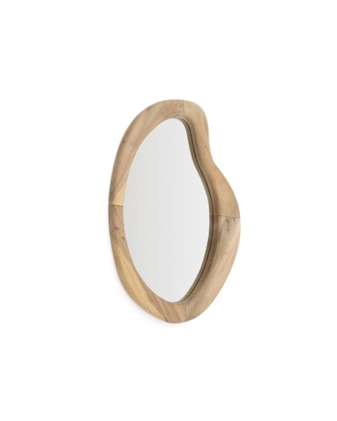 Selem Зеркало в деревянной раме с натуральной отделкой 68 x 44 см от интернет-магазина IDODOM.RU