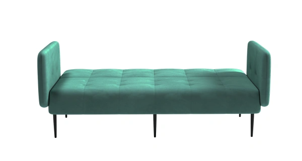 Monaco диван-кровать прямой с подлокотниками, трехместный, бархат 87 от интернет-магазина IDODOM.RU