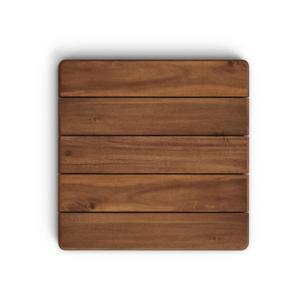 Барный стол Saura из черного металла со столешницей орехового цвета от интернет-магазина IDODOM.RU