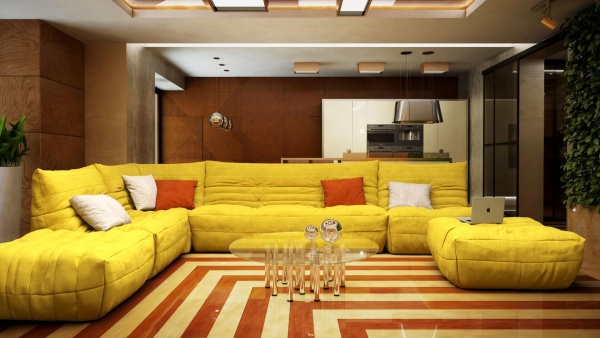 Диван ДеФранс™️ прямой 2-х местный - Эконом микровелюр