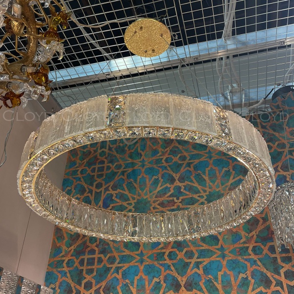 Люстра Cloyd RADIANTA C1 / Ø80 см - золото (арт.11232) от интернет-магазина IDODOM.RU