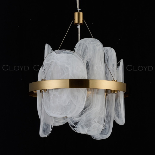 Подвесной светильник Cloyd COLD P1 / Ø30 см - латунь (арт.11516) от интернет-магазина IDODOM.RU