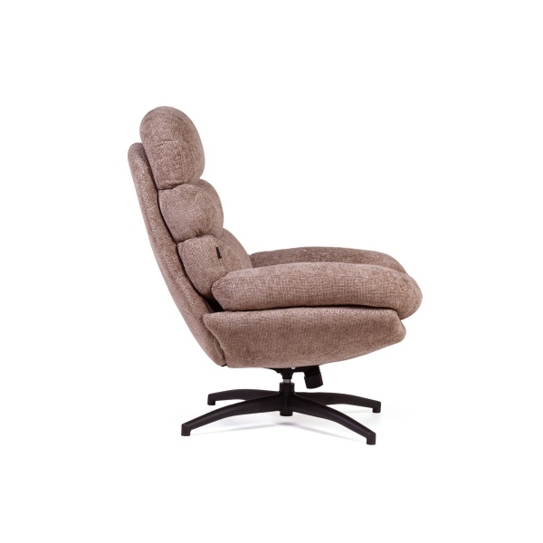 Кресло качалка с оттоманкой Sven, бежевый от интернет-магазина IDODOM.RU