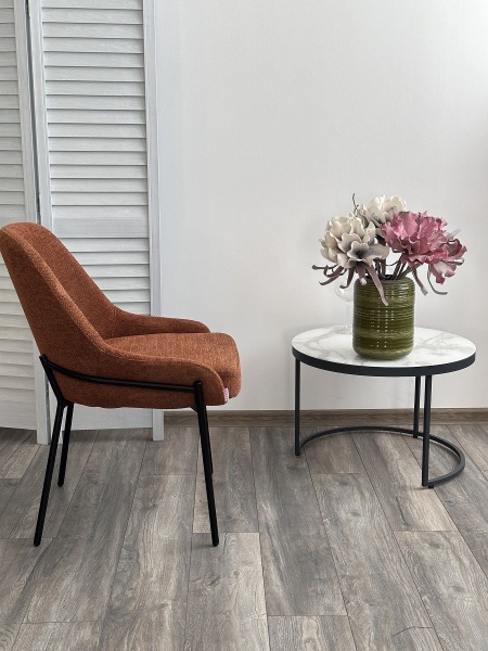 Стул Gabi, рогожка оранжевый от интернет-магазина IDODOM.RU