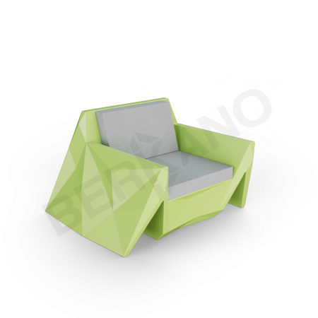 Кресло Quaro с подушками Spring Green, Gray