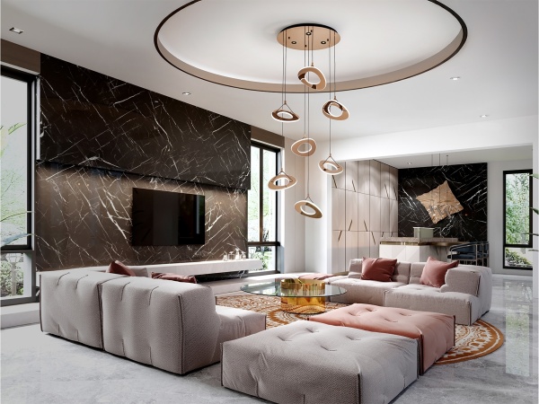 Mirena Люстра 7L розовое золото от интернет-магазина IDODOM.RU