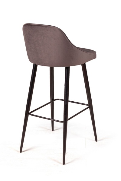 Стул барный Neo, бархат коричневый 12 от интернет-магазина IDODOM.RU