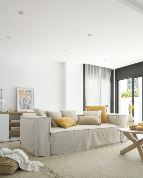 Подушка напольная Abir джутовая 63 x 63 см от интернет-магазина IDODOM.RU