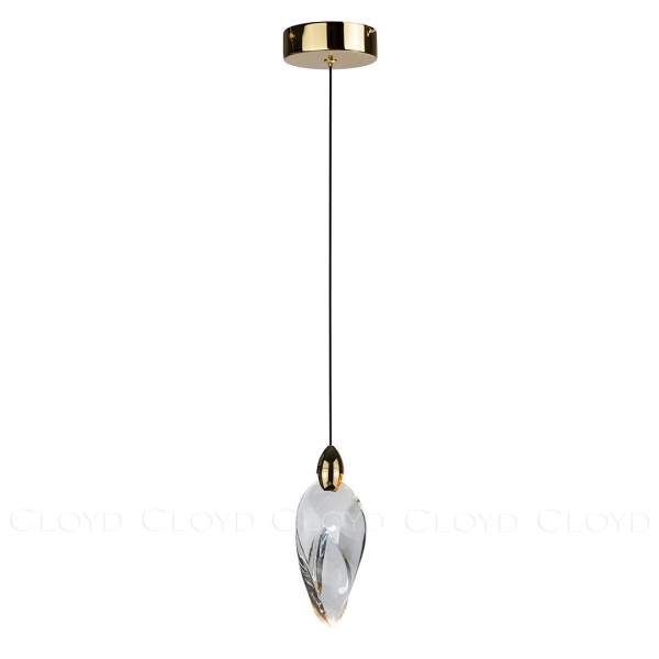 Подвесной светильник Cloyd GLOCK-A P1 / Ø8 см - золото (арт.12604) от интернет-магазина IDODOM.RU