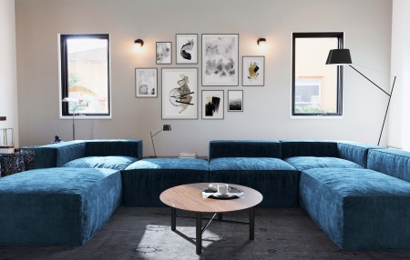 Пуф Фри ФП001 - Оксфорд искусственная замша