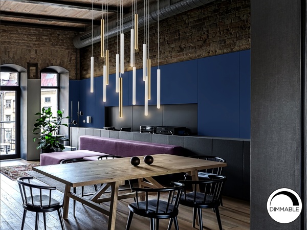 Подвесной светильник Varas 14L золотой/белый большой от интернет-магазина IDODOM.RU