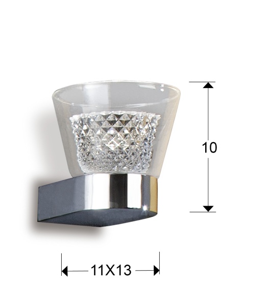 Бра Lucia LED 1L хром от интернет-магазина IDODOM.RU