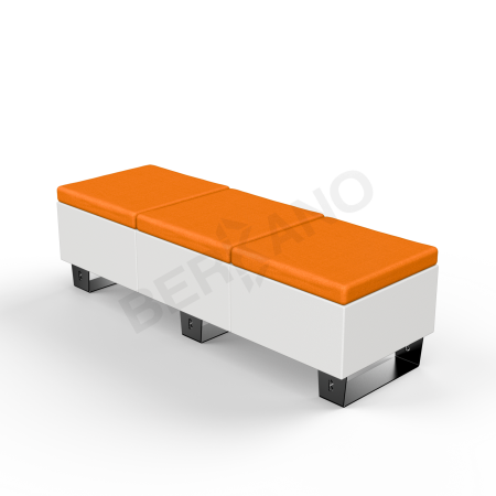 Скамейка Brick 180 Snow White, Orange