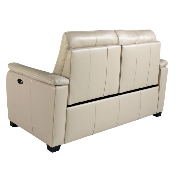 2-местный диван с реклайнером 6157 из серо-коричневой кожи от интернет-магазина IDODOM.RU