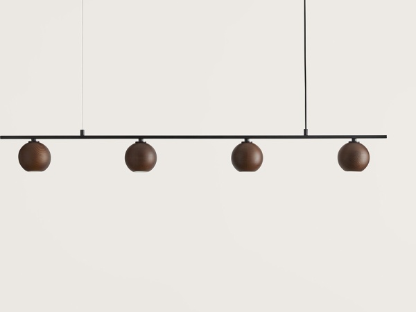 Подвесной светильник Lita 4L орех от интернет-магазина IDODOM.RU