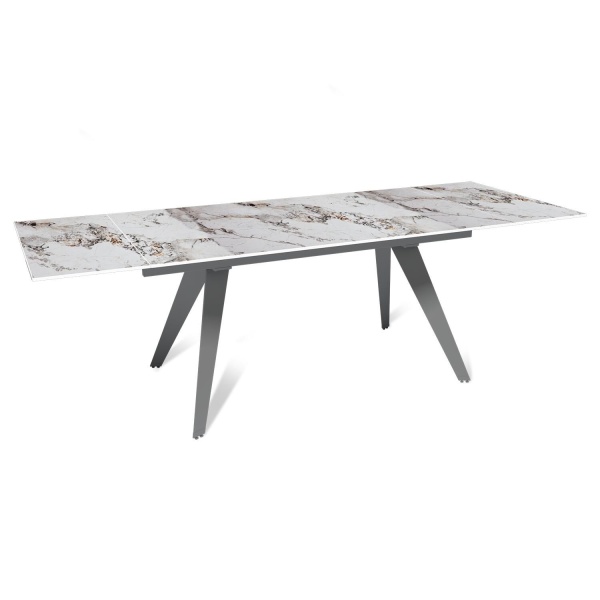 Стол раскладной Rhein (160+40+40), керамика глянцевая Top Pandora от интернет-магазина IDODOM.RU