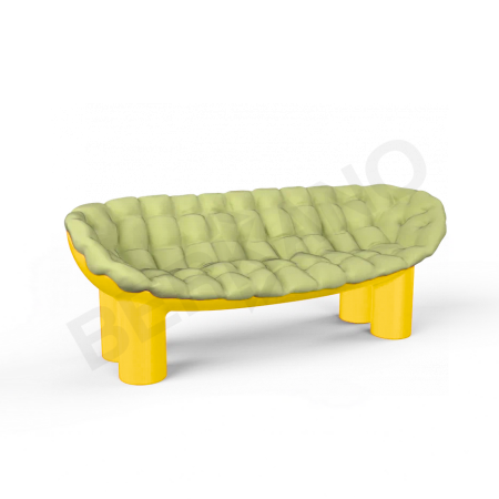Диван SLON Yellow, Green