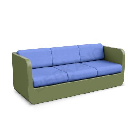 Диван Grace с подушками Olive green, Navy