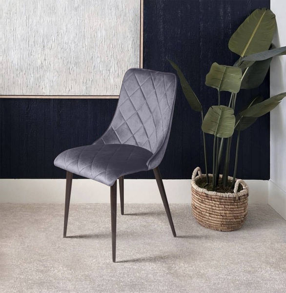 Стул Patrik, бархат серый 27 от интернет-магазина IDODOM.RU