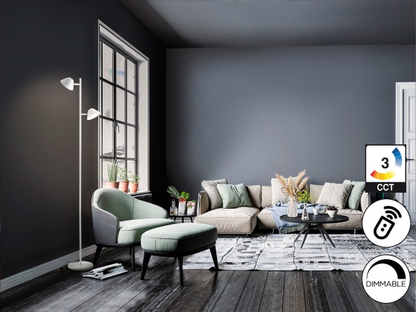 Taros Торшер 2L белый от интернет-магазина IDODOM.RU