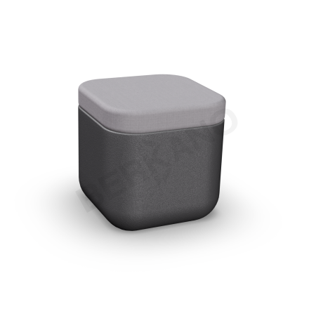 Пуф Grace Coal Black, Gray