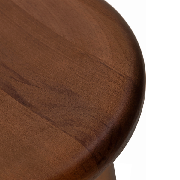 Стул полубарный BJORN, бук натуральный (тонированный коричневым лаком) от интернет-магазина IDODOM.RU