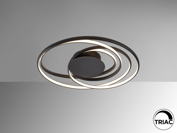 Потолочный светильник Danza D70 черный от интернет-магазина IDODOM.RU