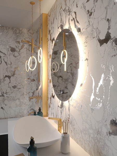 Зеркало круглое без рамы Radius от интернет-магазина IDODOM.RU