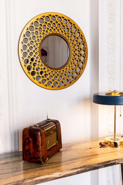 Зеркало Round Gold от интернет-магазина IDODOM.RU