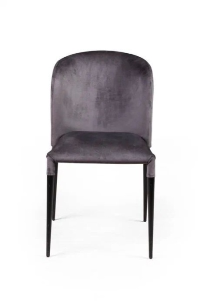 Стул Albert (Альберт), бархат антрацит 14 от интернет-магазина IDODOM.RU