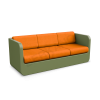 Диван Grace с подушками Olive green, Orange