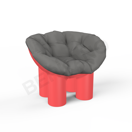Кресло SLON Kids Chili Red, Graphite