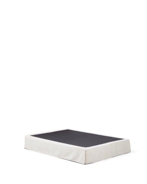 Основание кровати Jaira со съемным чехлом из белого шенилла для матраса 150 х 190 см от интернет-магазина IDODOM.RU