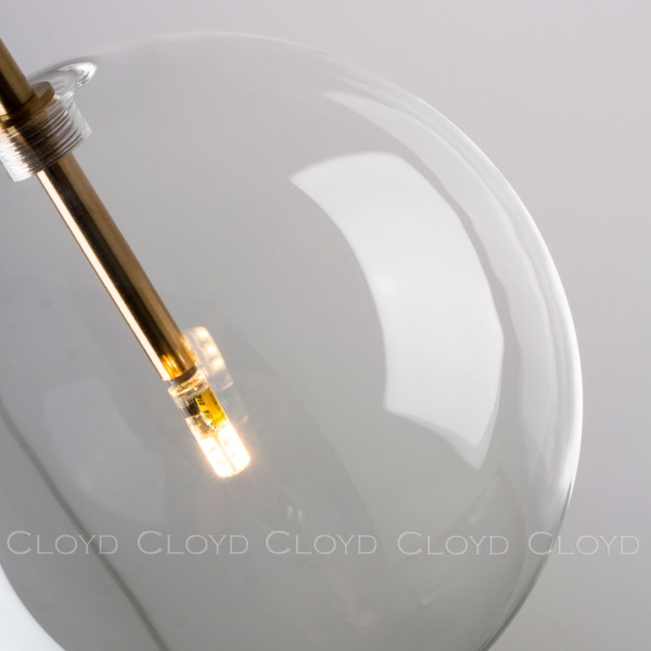 Подвесной светильник Cloyd CARAMBOL P1 / Ø25 см - латунь (арт.11153) от интернет-магазина IDODOM.RU