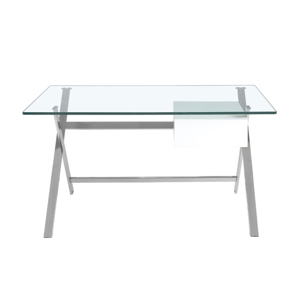 Письменный стол 3255/F2316AA со столешницей из закаленного стекла от интернет-магазина IDODOM.RU