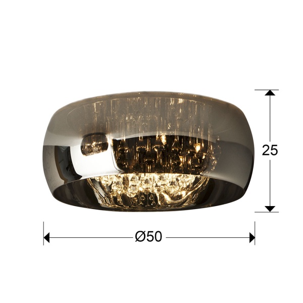 Потолочный светильник Argos Ø50 DIM от интернет-магазина IDODOM.RU