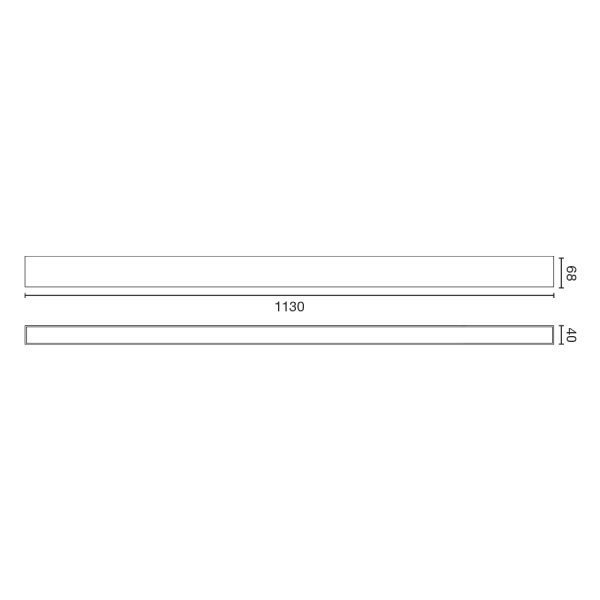 Светильник Via EVO черный UP&DOWN 1130 UGR<19 3000K 80° CASAMBI от интернет-магазина IDODOM.RU