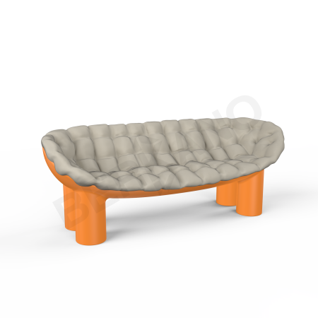 Диван SLON Orange, Bone Brown