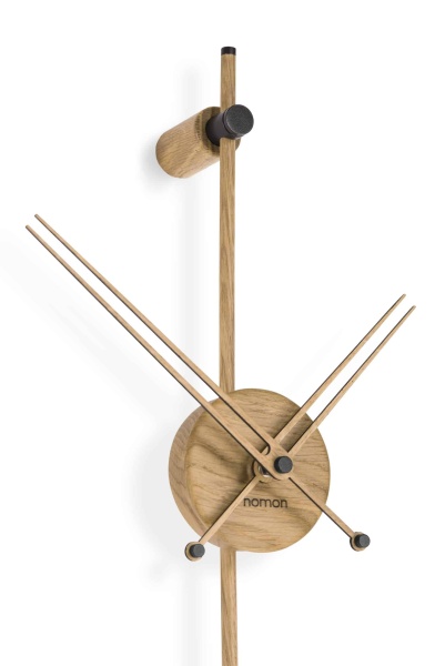 Часы настенные Punto y Coma Premium Oak от интернет-магазина IDODOM.RU